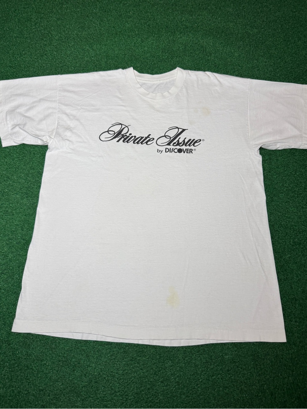 Vintage 90s Discover Credit Card T-Shirt, Funny Gag Gift Poor Private Issue (Xl)
